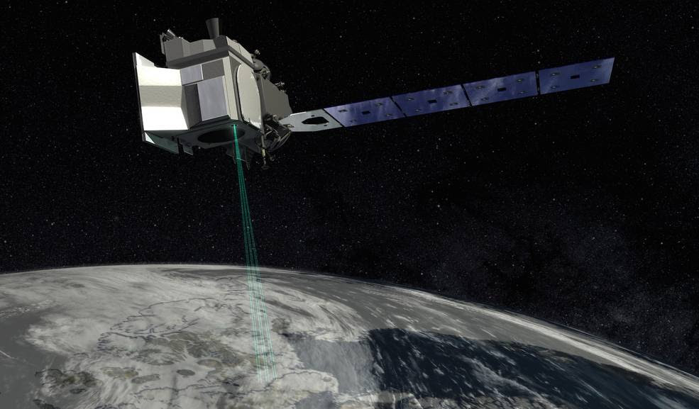 New results from NASA’s ICESat-2 Earth-observing mission (above), the OSIRIS-REx mission to asteroid Bennu and Voyager 2 as it approaches the edge of the solar system are featured in media events at the AGU meeting in Washington.<br />Credits: NASA