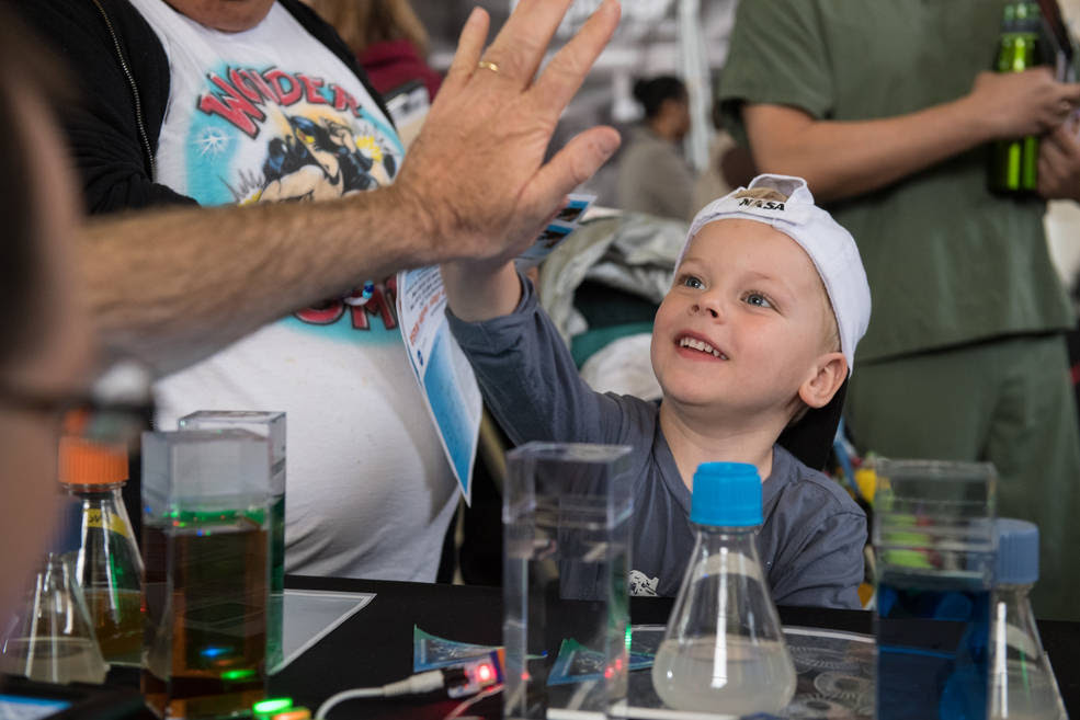 For Earth Day in Washington, NASA hosts two days of hands-on activities and demonstrations at Union Station, April 22 and 23.<br />Credits: NASA